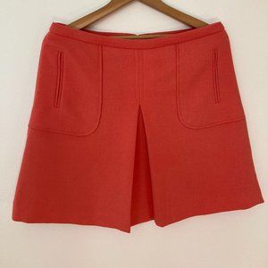 Maeve coral mini skirt size 10 Anthropologie